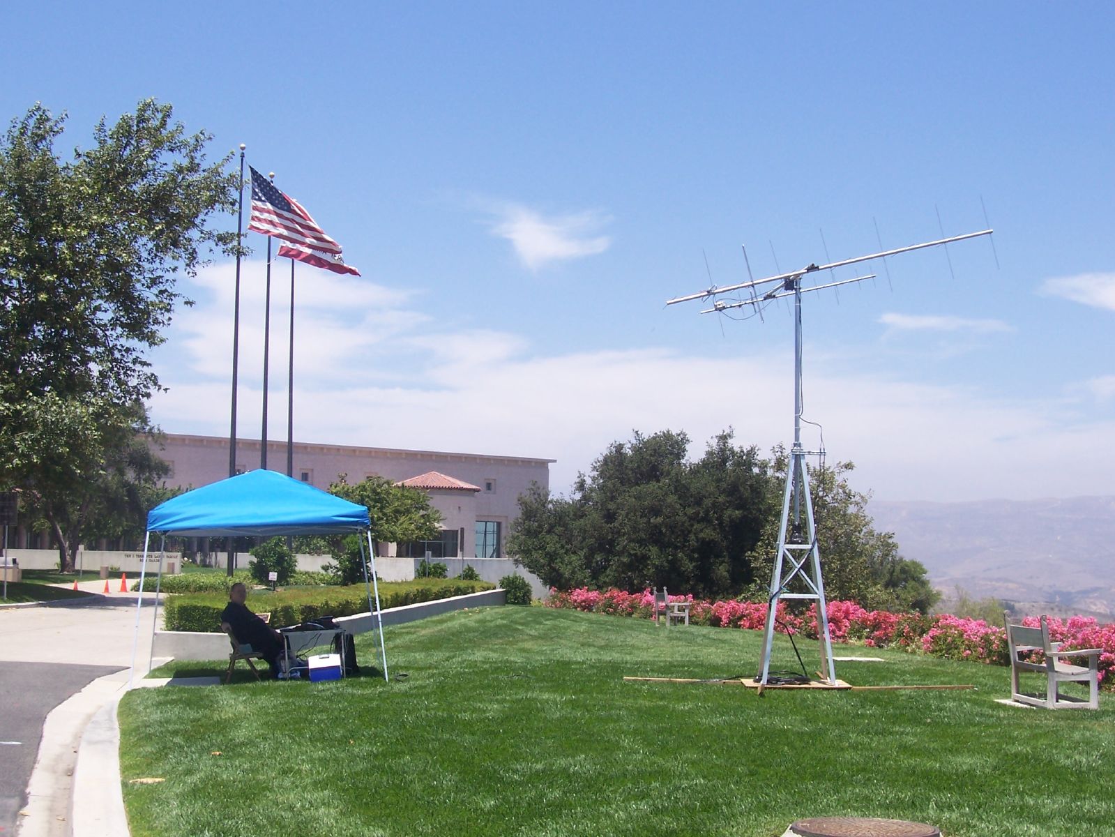 Cross-Yagi directional antennas used in Field Day operations